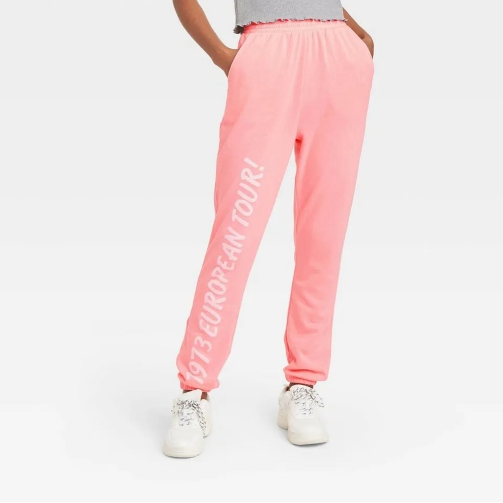 The Rolling Stones Womens Graphic Jogger Pants